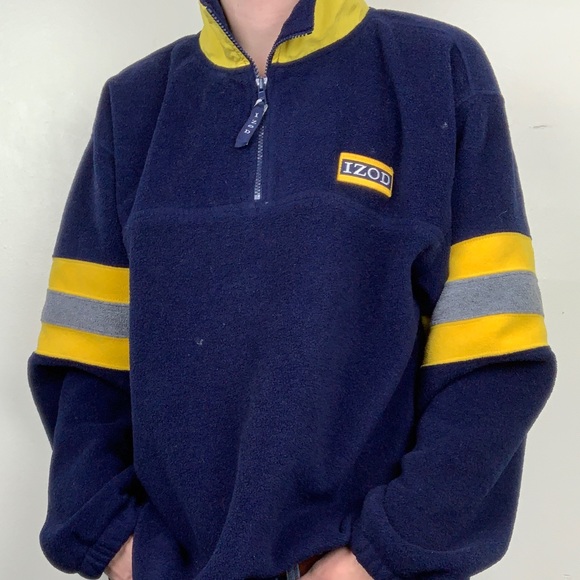 izod pullover fleece